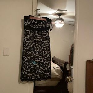 White House black market cocktail dress lace